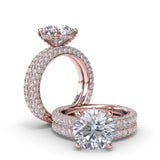 Angelic Diamond Wedding Band 