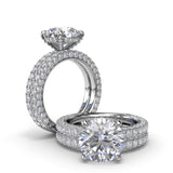 Angelic Diamond Wedding Band 