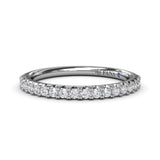 Double Prong Diamond Wedding Band 