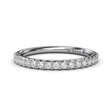 Double Prong Diamond Wedding Band 