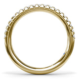 Double Prong Diamond Wedding Band 
