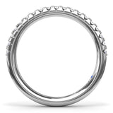 Double Prong Diamond Wedding Band 