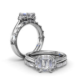 Tapered Baguette Diamond Wedding Band 