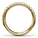Double Prong Diamond Wedding Band 