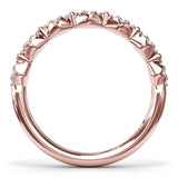 Modern Vintage Diamond Band