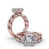 Modern Vintage Diamond Band