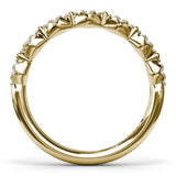 Modern Vintage Diamond Band