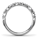 Modern Vintage Diamond Band