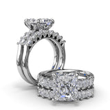 Princess Cut Diamond Wedding Band