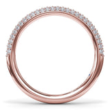 Pavé Diamond Wedding Band