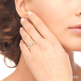 5/8 Ctw Diamond Semi-Mount Engagement Ring in 14K Yellow Gold