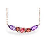 14KT Gold Multi-Stone Necklace