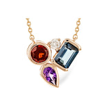 14KT Gold Multi-Stone Necklace