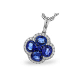 14KT Gold Sapphire Necklace