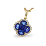 14KT Gold Sapphire Necklace