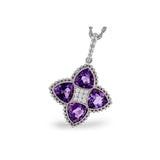 14KT Gold Amethyst Necklace