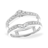 14KT Gold Ladies Diamond Wrap/Guard