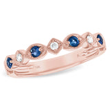 14KT Gold Ladies Sapphire Wedding Ring