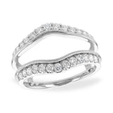 14KT Gold Ladies Diamond Wrap/Guard