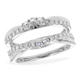 14KT Gold Ladies Diamond Wrap/Guard
