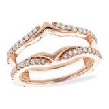 14KT Gold Ladies Diamond Wrap/Guard