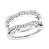 14KT Gold Ladies Diamond Wrap/Guard