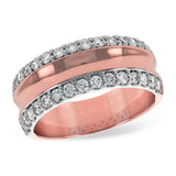 14KT Gold Ladies Diamond Wedding Ring