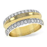 14KT Gold Ladies Diamond Wedding Ring