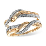 14KT Gold Ladies Diamond Wrap/Guard