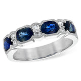 14KT Gold Ladies Sapphire Wedding Ring
