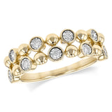 14KT Gold Ladies Diamond Wedding Ring