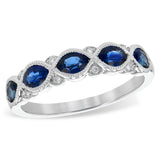 14KT Gold Ladies Sapphire Wedding Ring