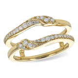 14KT Gold Ladies Diamond Wrap/Guard