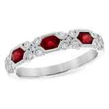 14KT Gold Ladies Ruby Wedding Ring