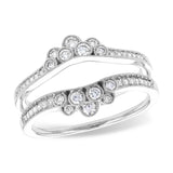 14KT Gold Ladies Diamond Wrap/Guard