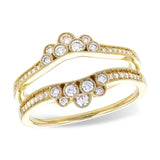 14KT Gold Ladies Diamond Wrap/Guard