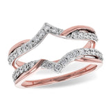 14KT Gold Ladies Diamond Wrap/Guard