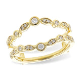 14KT Gold Ladies Diamond Wrap/Guard