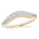 14KT Gold Ladies Diamond Wrap/Guard