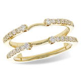 14KT Gold Ladies Diamond Wrap/Guard
