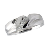 14KT Gold Mens Diamond Wedding Ring