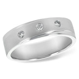 14KT Gold Mens Diamond Wedding Ring