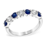 14KT Gold Ladies Sapphire Wedding Ring