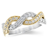 14KT Gold Ladies Diamond Wedding Ring