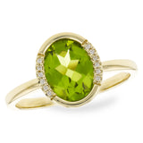 14KT Gold Ladies Peridot Fashion Ring