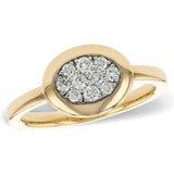 14KT Gold Ladies Diamond Fashion Ring