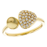 14KT Gold Ladies Diamond Fashion Ring