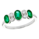 14KT Gold Ladies Emerald Fashion Ring