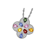 14KT Gold Sapphire Necklace