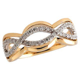 14KT Gold Ladies Diamond Wedding Ring